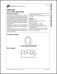 DS90LV001TLDX Datasheet