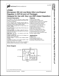 LP2992IM5X-3.3 Datasheet