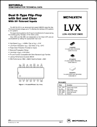 MC74LVX74DTR2 Datasheet