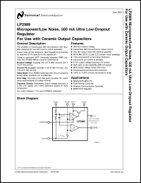 LP2989IM-2.5 Datasheet