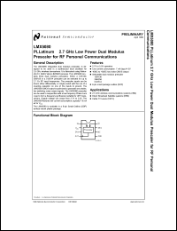 LMX5080MX Datasheet