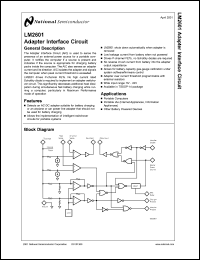 LM2601MTC Datasheet