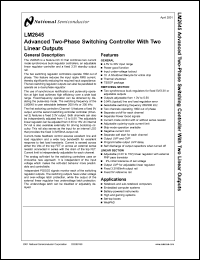 LM2645MTDX Datasheet
