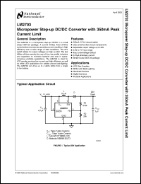 LM2703MF-ADJ Datasheet