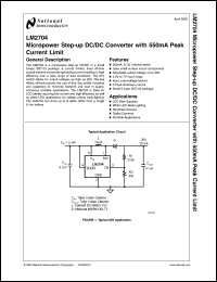 LM2704-ADJMDC Datasheet