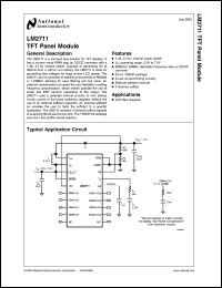 LM2711MTX-ADJ Datasheet