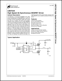LM2724ALDX Datasheet