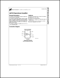 LM748H Datasheet