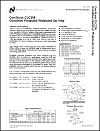CLC206AK Datasheet