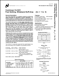 CLC231A8CC Datasheet