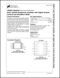 LM4819LDX Datasheet