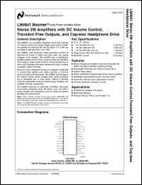 LM4840MHX Datasheet