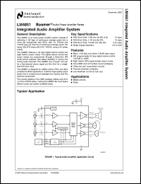 LM4851ITLX Datasheet
