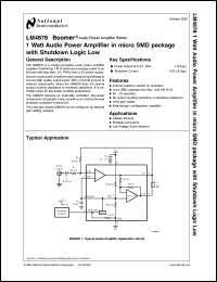 LM4878IBPX Datasheet