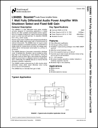 LM4895IBPX Datasheet