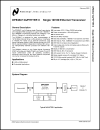 DP83847ALQA56A Datasheet