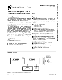 DP83865BVH Datasheet