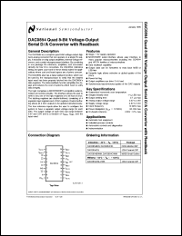 DAC0854CIWMX Datasheet