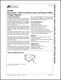 LP3985IM5-3.0 Datasheet