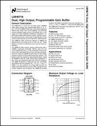 LMH6718MAX Datasheet