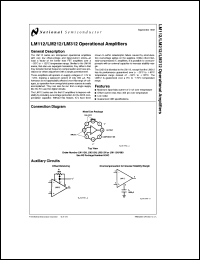 LM112H/883 Datasheet