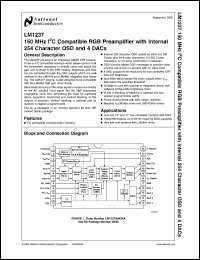 LM1237AAF/NA Datasheet