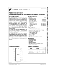 ADC16071CIWM Datasheet