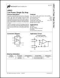 LM321H Datasheet