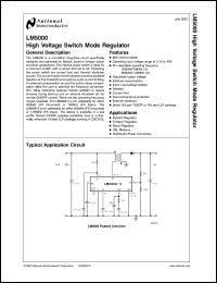 LM5000-3MTC Datasheet