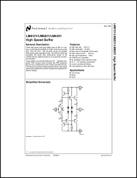 LM6121J/883 Datasheet