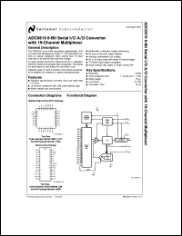 ADC0819CCVX Datasheet