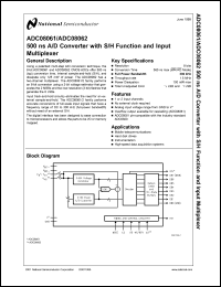 ADC08062CIN Datasheet