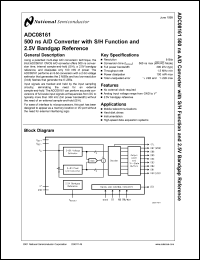 ADC08161BIWMX Datasheet
