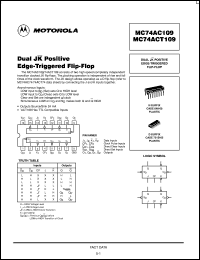 MC74ACT10DTEL Datasheet