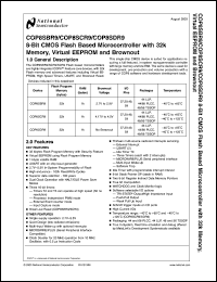 COP8SCR9HVA8 Datasheet