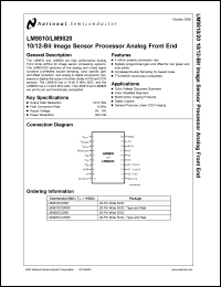 LM9820CCWMX Datasheet
