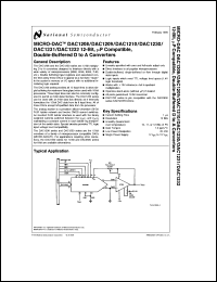 DAC1208LCJ Datasheet