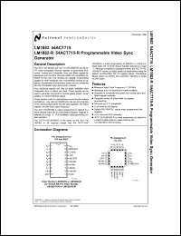 LM1882-RCM Datasheet