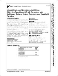ADC08032BIWM Datasheet