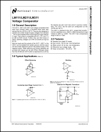 LM211J Datasheet