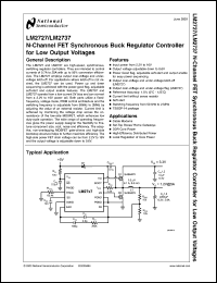 LM2737MTCX Datasheet