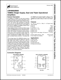 LMH6683MTX Datasheet