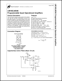 LM346J Datasheet