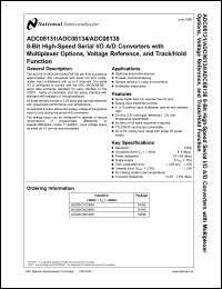 ADC08134BIWMX Datasheet