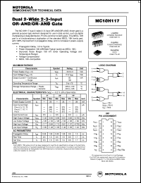 MC10H117FNR2 Datasheet