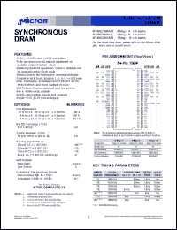 MT48LC4M16A2TG-8E Datasheet