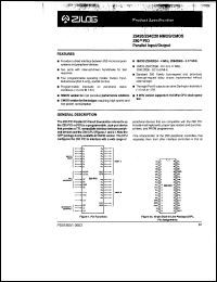 Z84C2008PEC Datasheet
