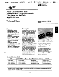 HDSP-6653TXVB Datasheet