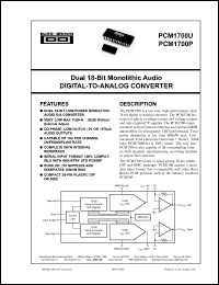 PCM1704U-J Datasheet