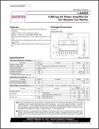 LA4422 Datasheet